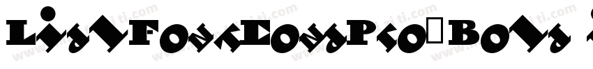 LidlFontCondPro-Bold italic字体转换